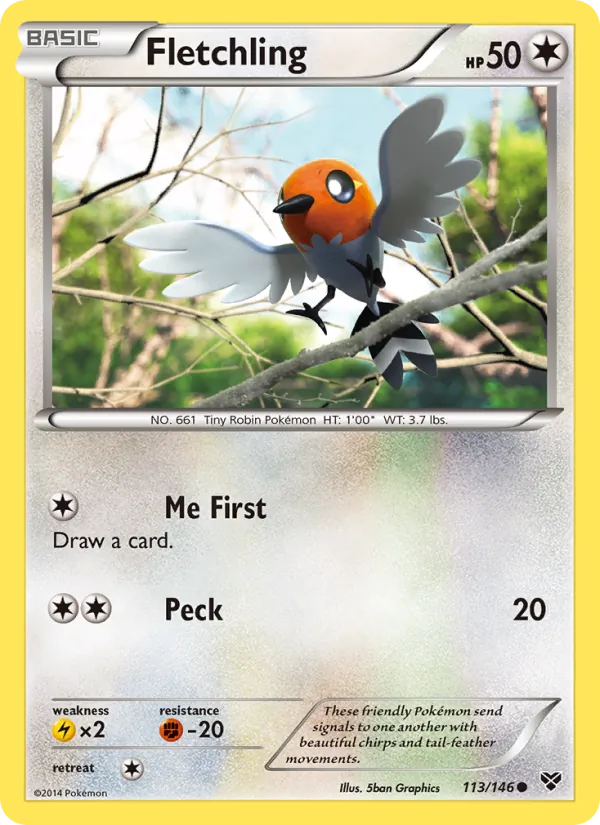 Fletchling - XY Pokemon Card