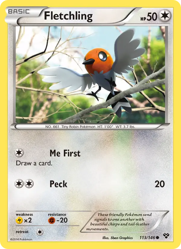 Fletchling - XY Pokemon Card
