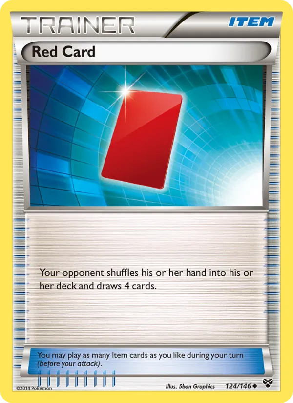 Red Card - XY Pokemon Card
