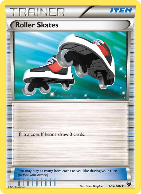 Roller Skates - XY Pokemon Card