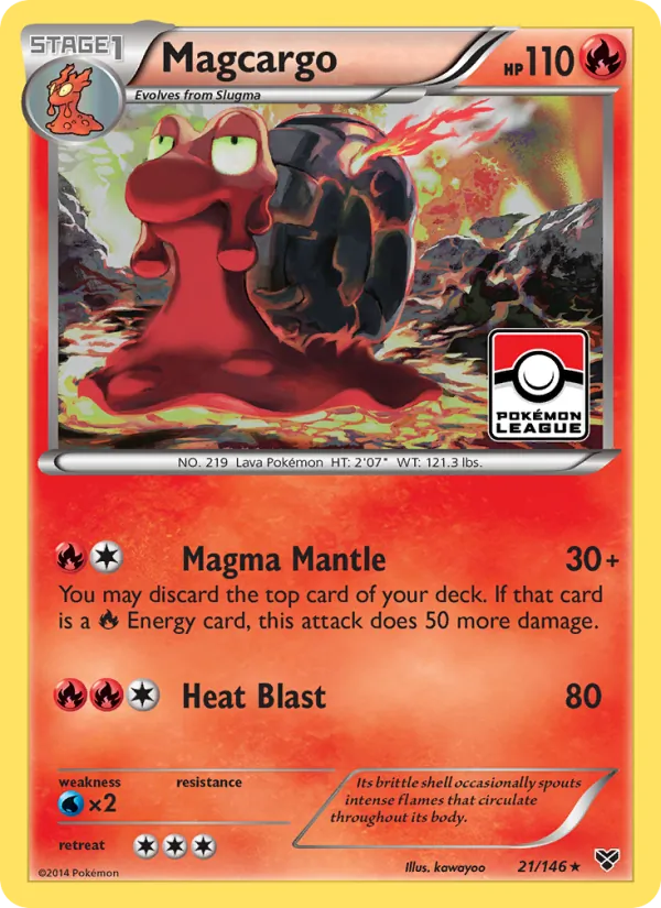Magcargo - XY Pokemon Card