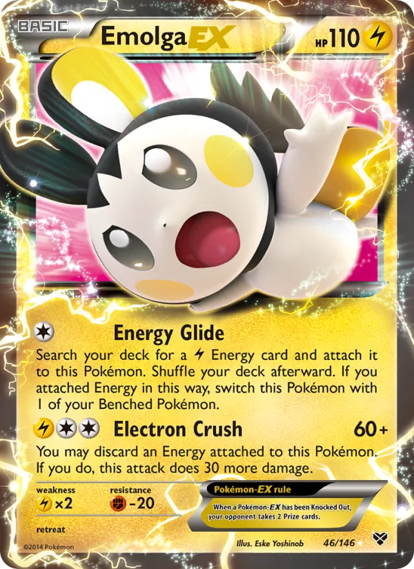 Emolga EX - XY Pokemon Card