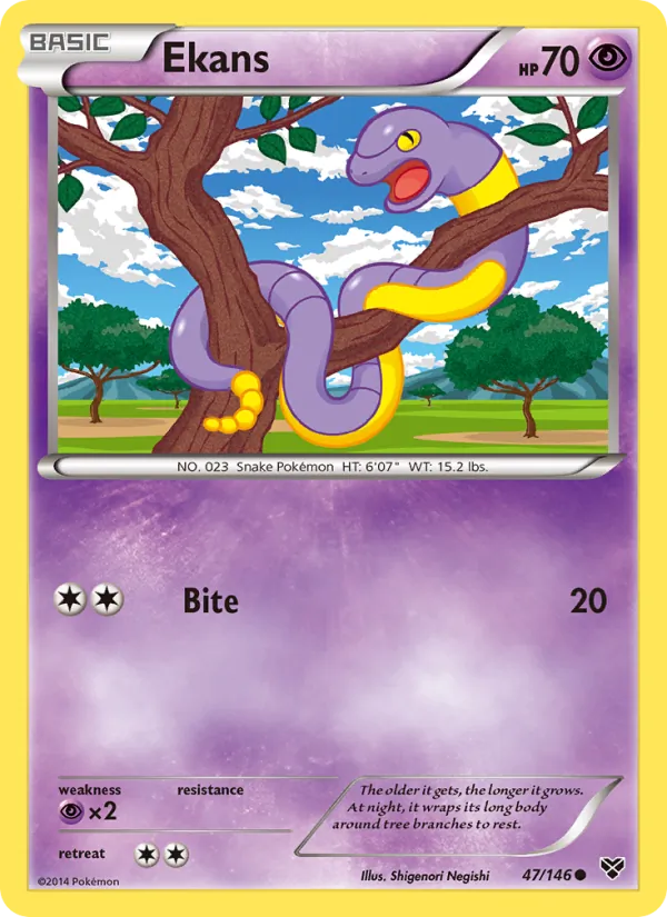 Ekans - XY Pokemon Card