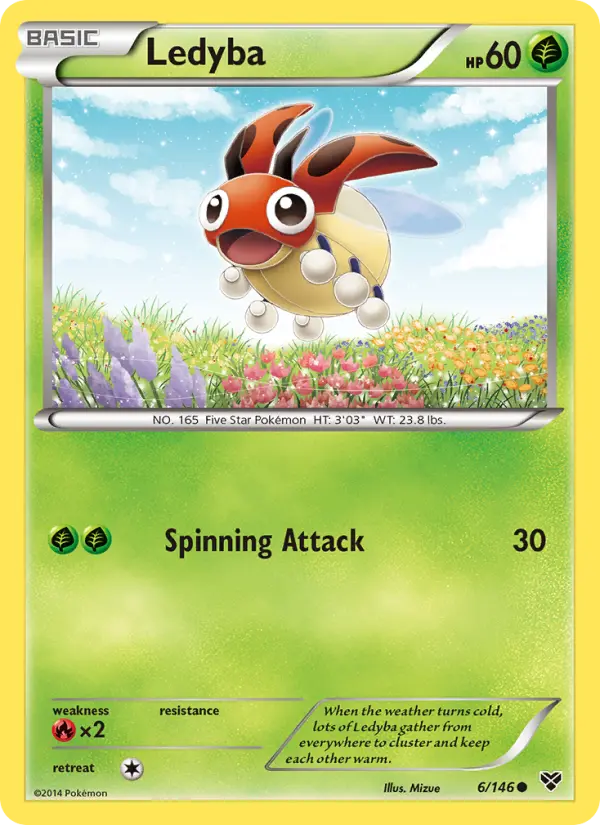 Ledyba - XY Pokemon Card