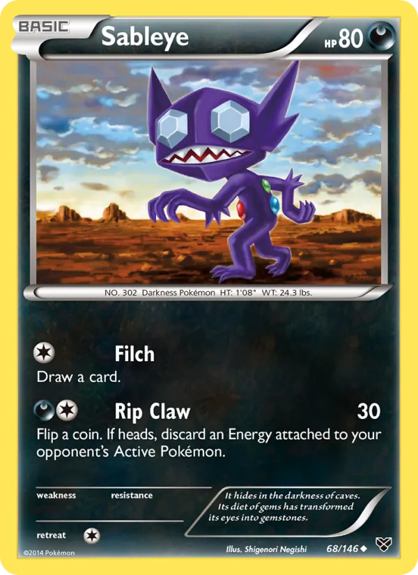 Sableye - XY Pokemon Card