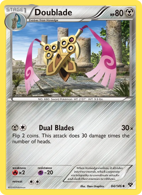 Doublade - XY Pokemon Card