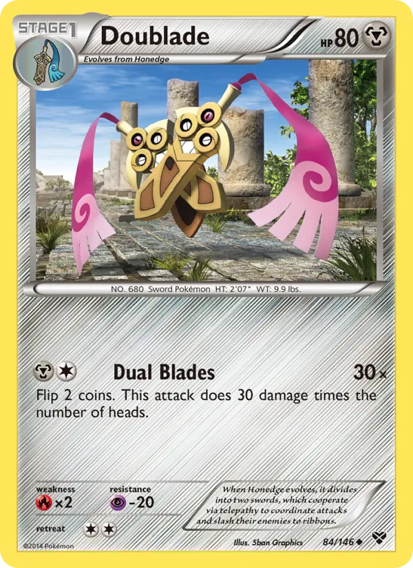 Doublade - XY Pokemon Card