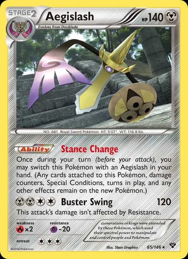 Aegislash - XY Pokemon Card