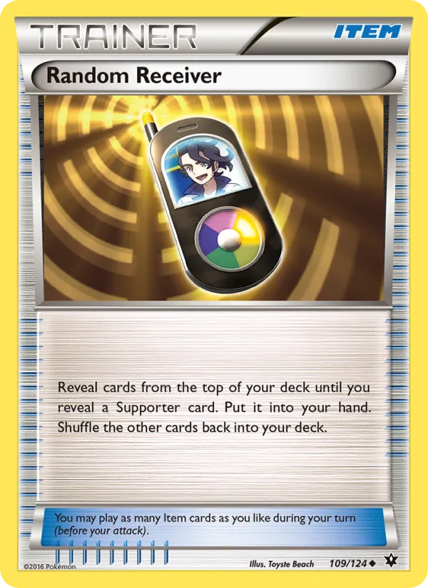 Random Receiver - Fates Collide Pokemon Card