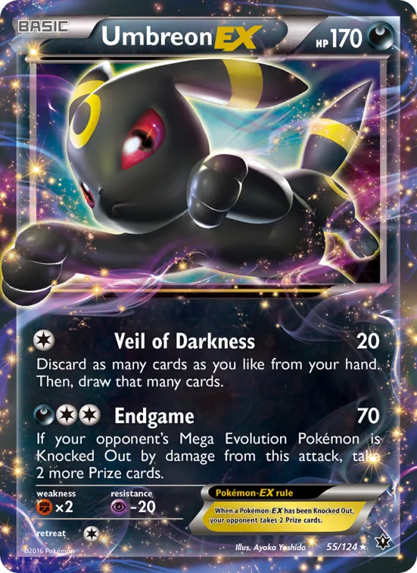 Umbreon EX - Fates Collide Pokemon Card
