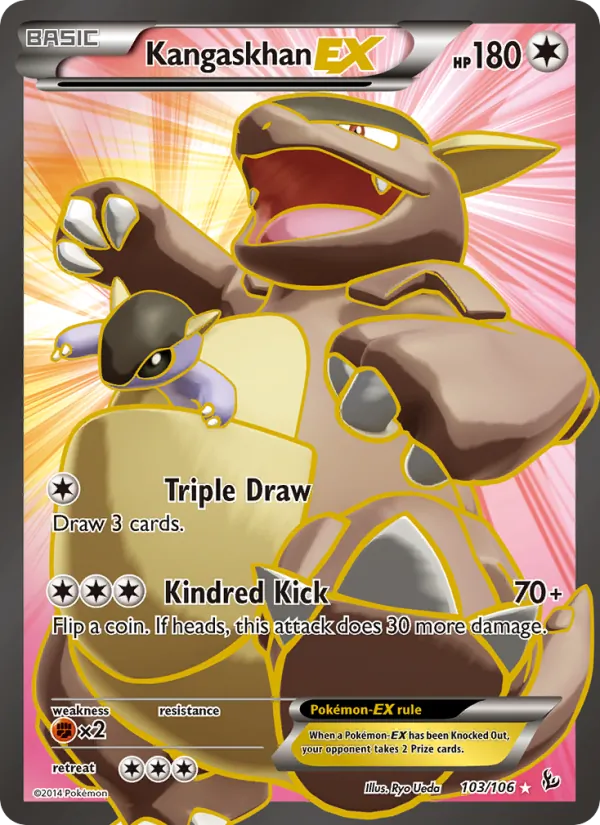 Kangaskhan EX - Flashfire Pokemon Card