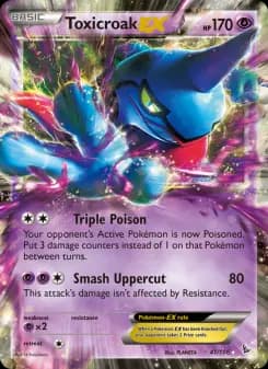Toxicroak EX - Flashfire