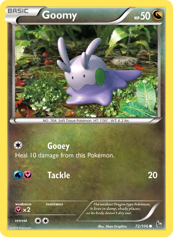Goomy - Flashfire Pokemon Card