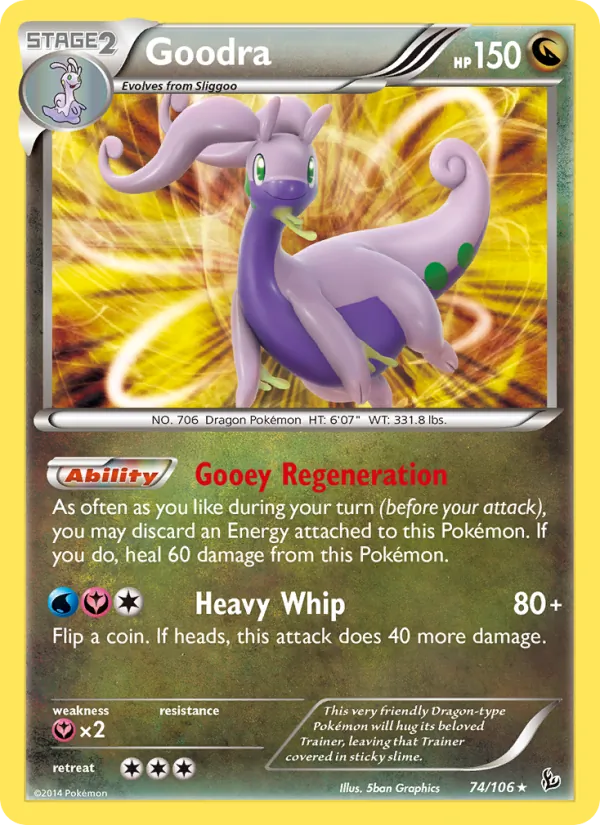 Goodra - Flashfire Pokemon Card
