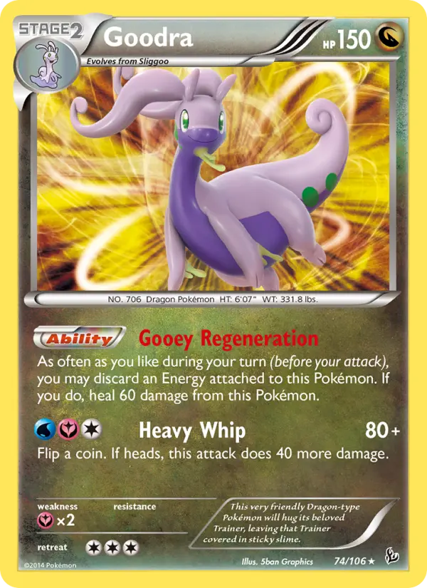 Goodra - Flashfire Pokemon Card