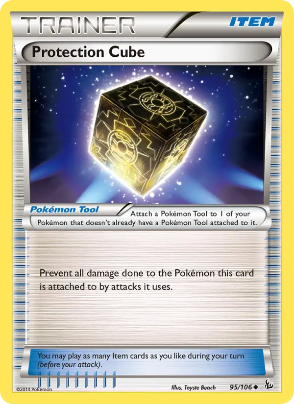 Protection Cube - Flashfire Pokemon Card