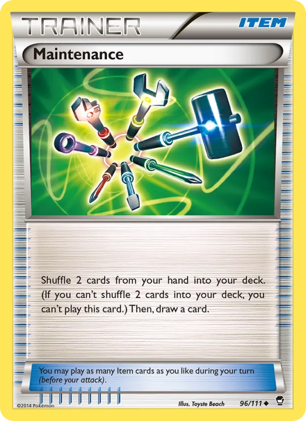 Maintenance - Furious Fists Pokemon Card