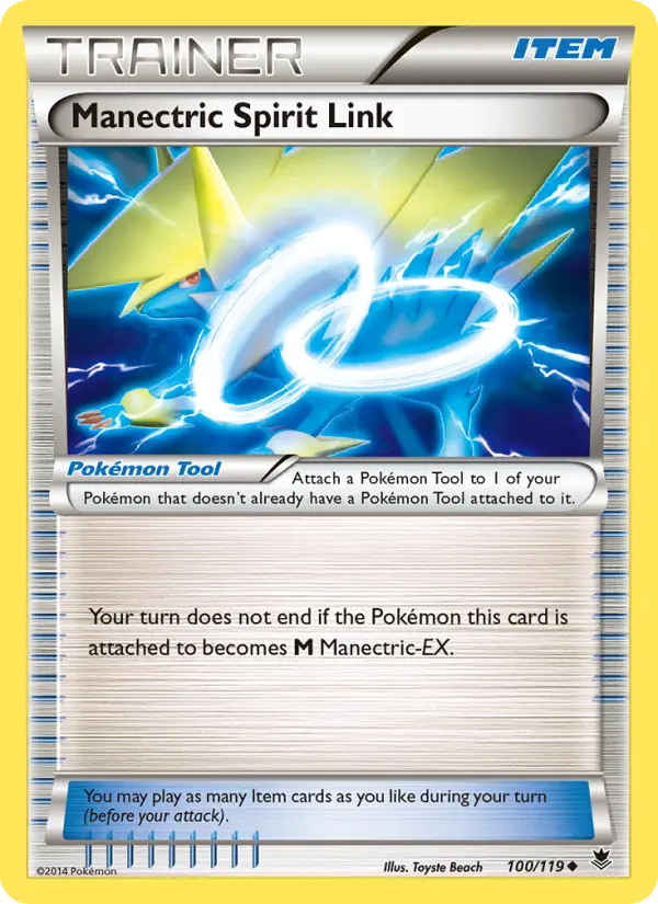 Manectric Spirit Link - Phantom Forces Pokemon Card