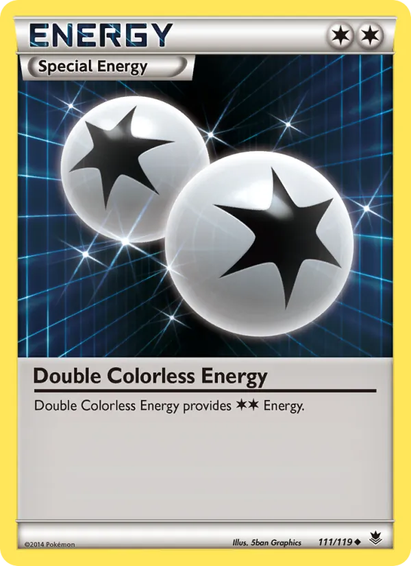 Double Colorless Energy - Phantom Forces Pokemon Card