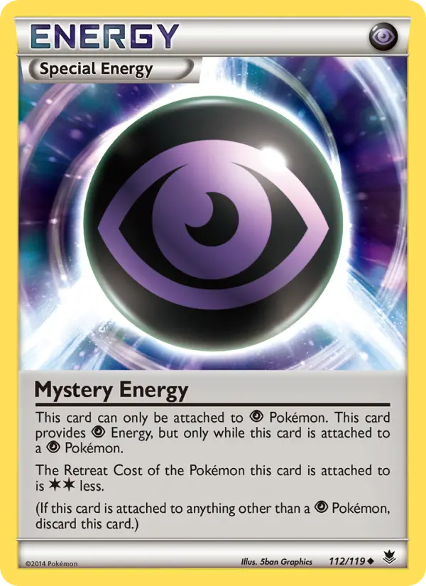 Mystery Energy - Phantom Forces Pokemon Card