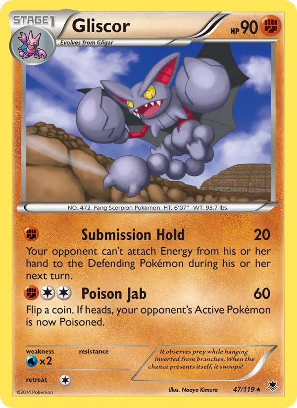 Gliscor - Phantom Forces Pokemon Card