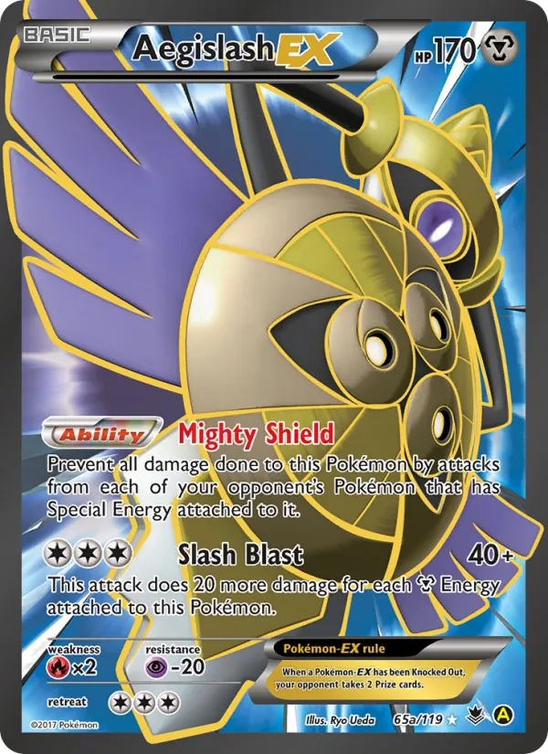 Aegislash EX - Phantom Forces Pokemon Card