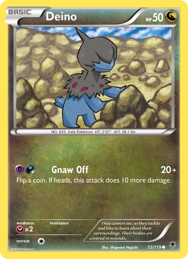 Deino - Phantom Forces Pokemon Card