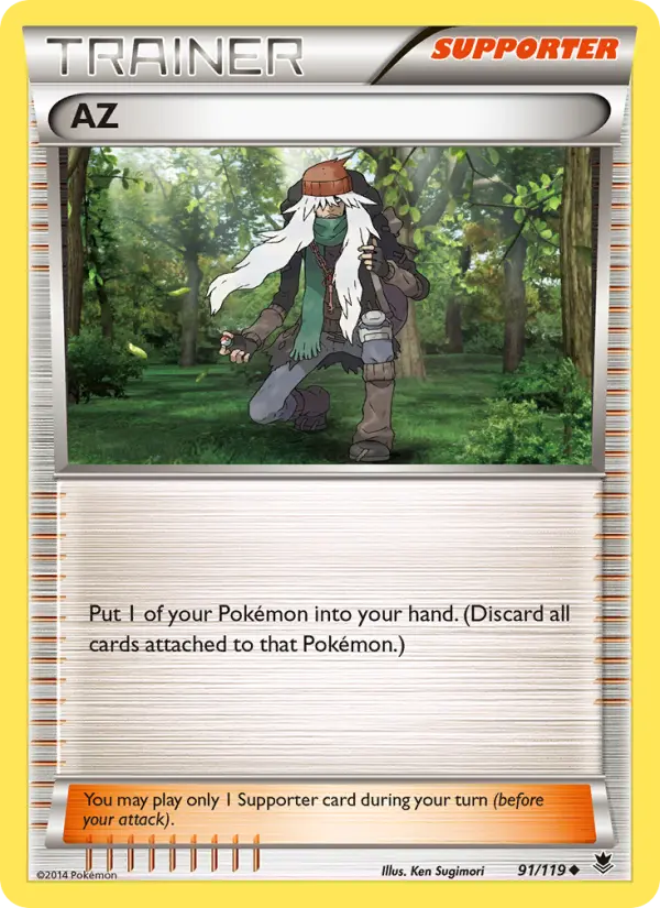 AZ - Phantom Forces Pokemon Card