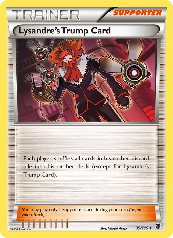 Lysandre's Trump Card - Phantom Forces Pokemon Card