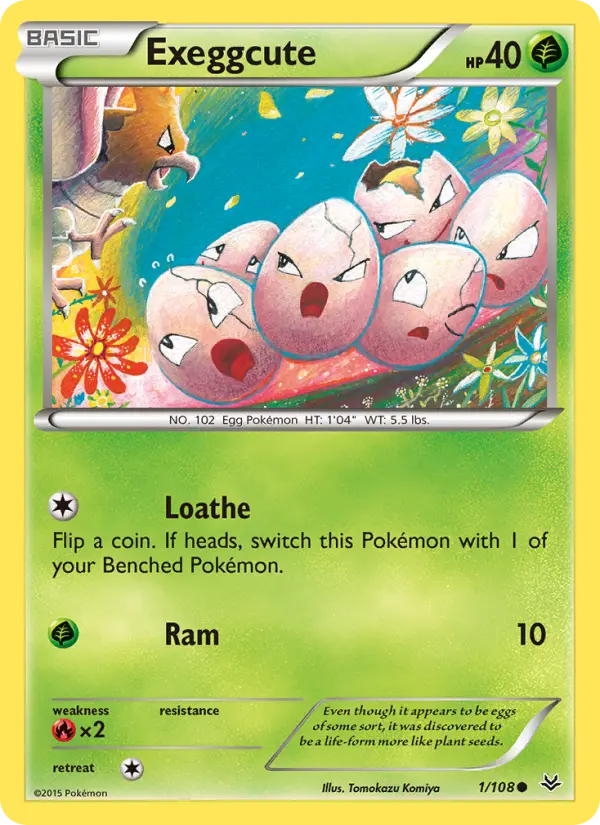 Exeggcute - Roaring Skies Pokemon Card