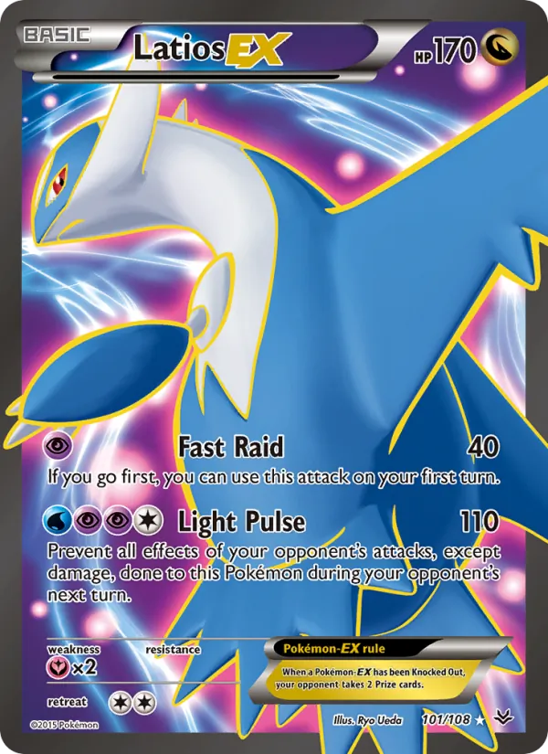 Latios EX - Roaring Skies Pokemon Card