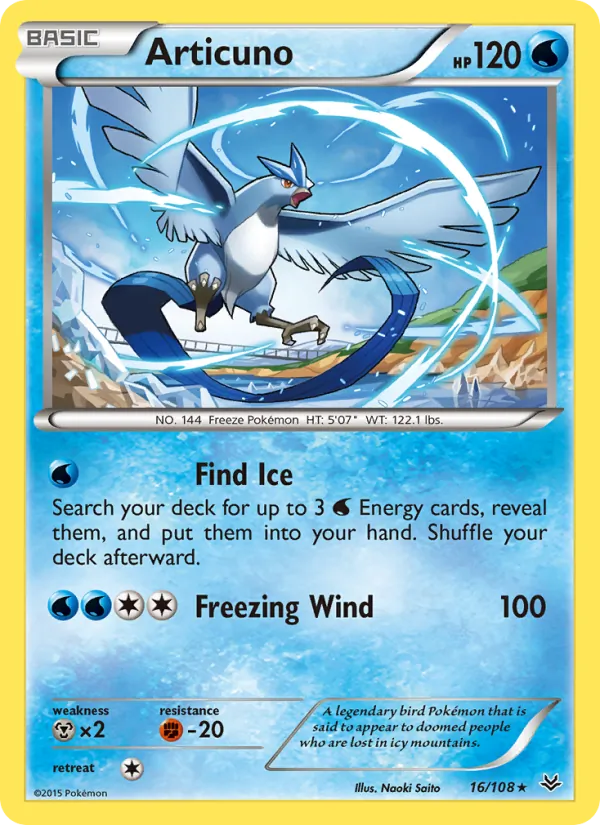 Articuno - Roaring Skies Pokemon Card