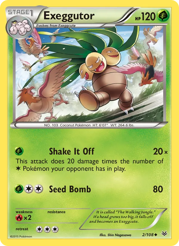 Exeggutor - Roaring Skies Pokemon Card