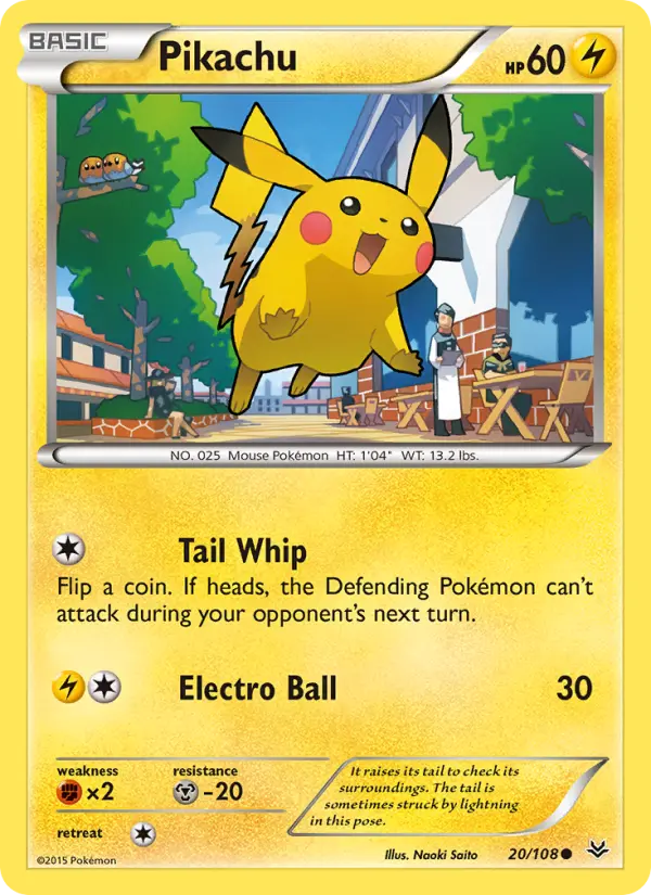 Pikachu - Roaring Skies Pokemon Card