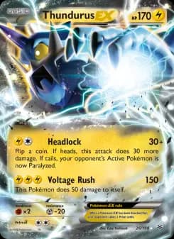 Thundurus EX - Roaring Skies