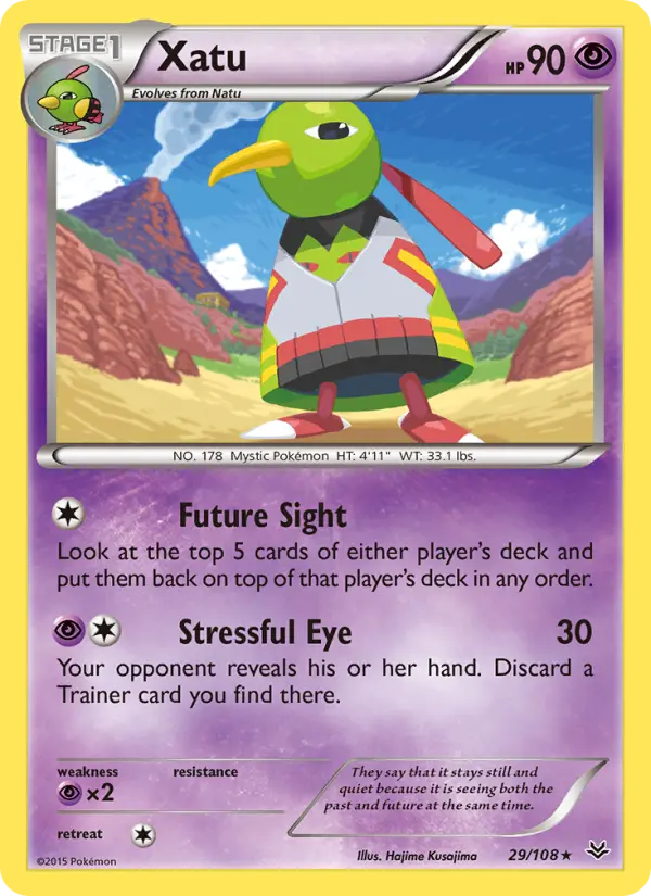 Xatu - Roaring Skies Pokemon Card