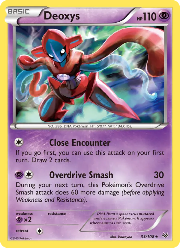 Deoxys - Roaring Skies Pokemon Card