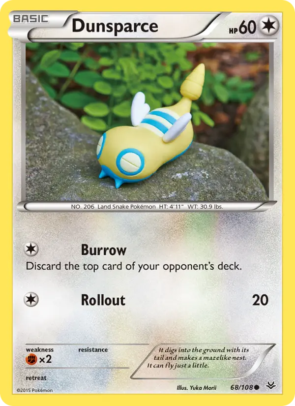 Dunsparce - Roaring Skies Pokemon Card