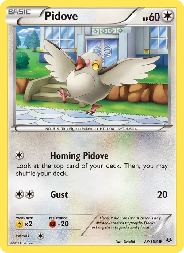 Pidove - Roaring Skies Pokemon Card