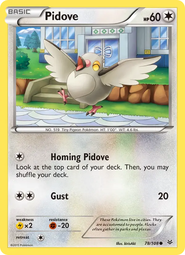 Pidove - Roaring Skies Pokemon Card