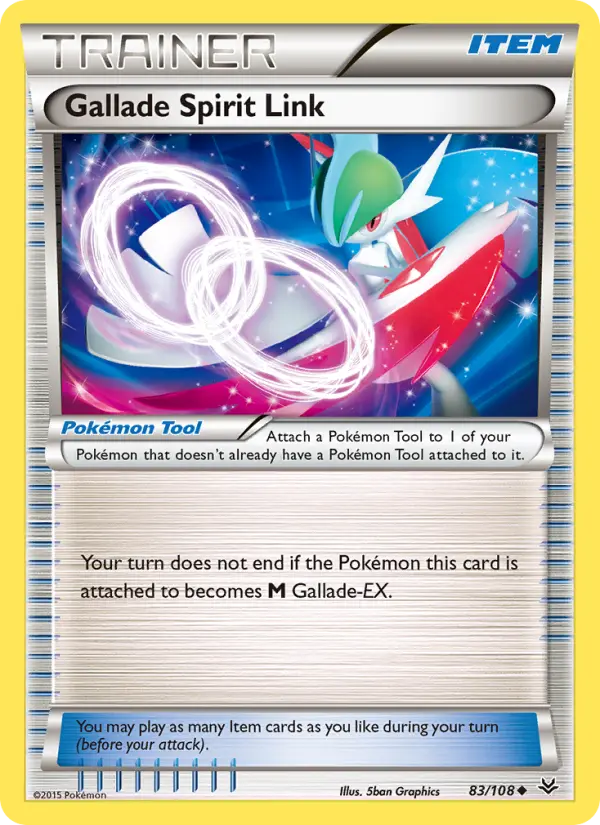 Gallade Spirit Link - Roaring Skies Pokemon Card