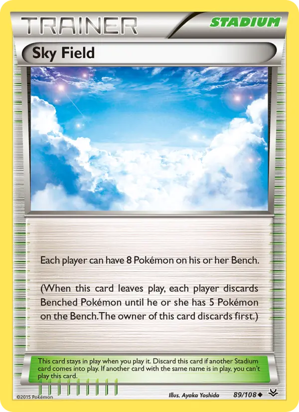 Sky Field - Roaring Skies Pokemon Card