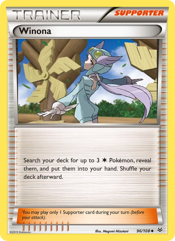 Winona - Roaring Skies Pokemon Card