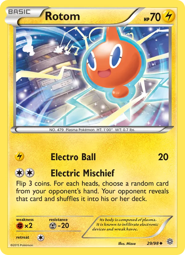 Rotom - Ancient Origins Pokemon Card