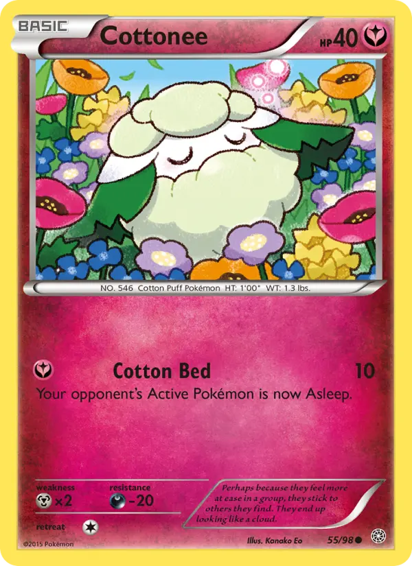 Cottonee - Ancient Origins Pokemon Card