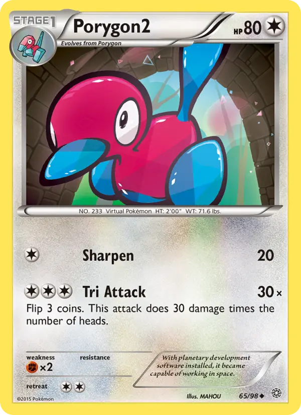 Porygon2 - Ancient Origins Pokemon Card