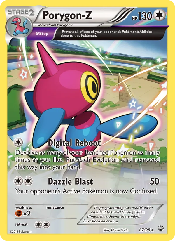 Porygon-Z - Ancient Origins Pokemon Card