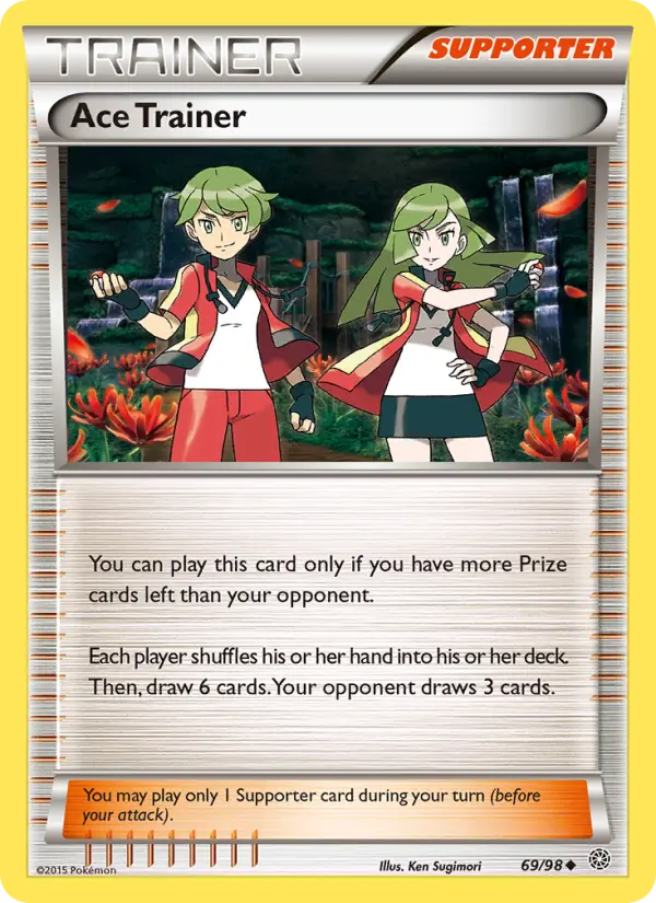 Ace Trainer - Ancient Origins Pokemon Card
