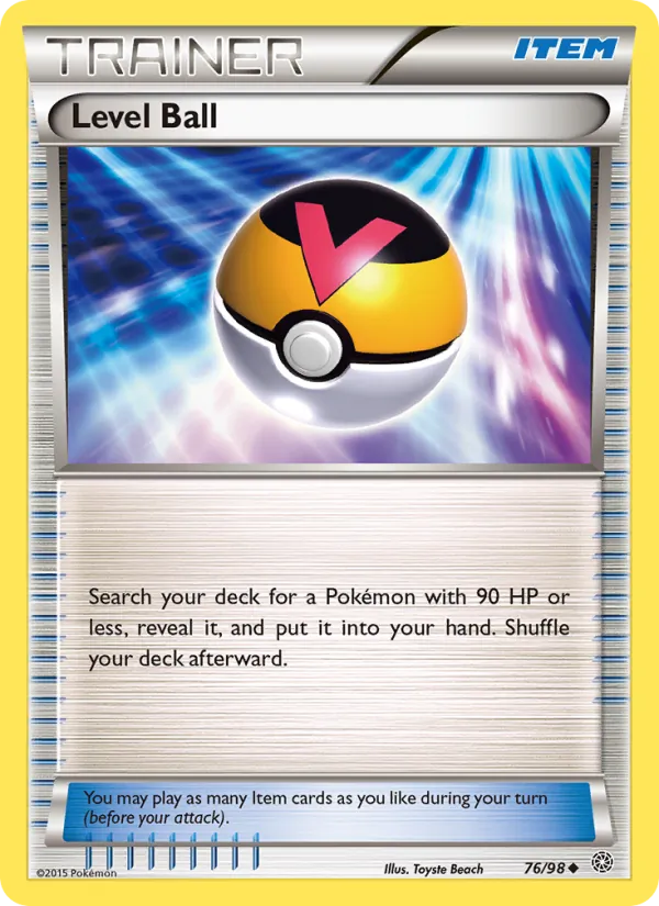 Level Ball - Ancient Origins Pokemon Card