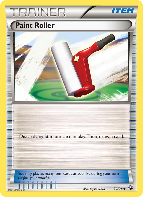 Paint Roller - Ancient Origins Pokemon Card